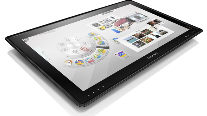 Lenovo to release giant 27-inch tablet PC; stands up as a regular PC, lies flat as tablet  